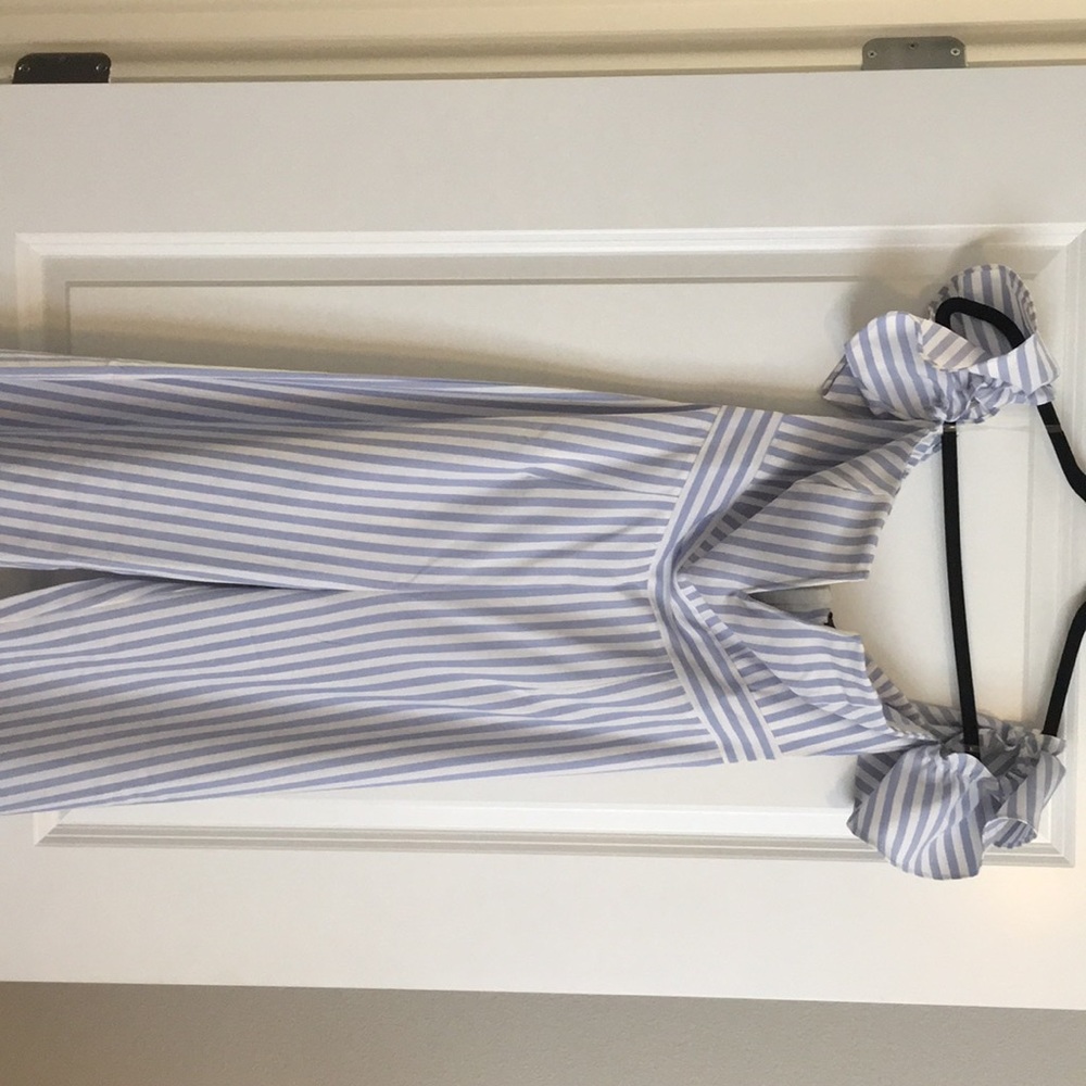 Jumpsuit- Blue and white